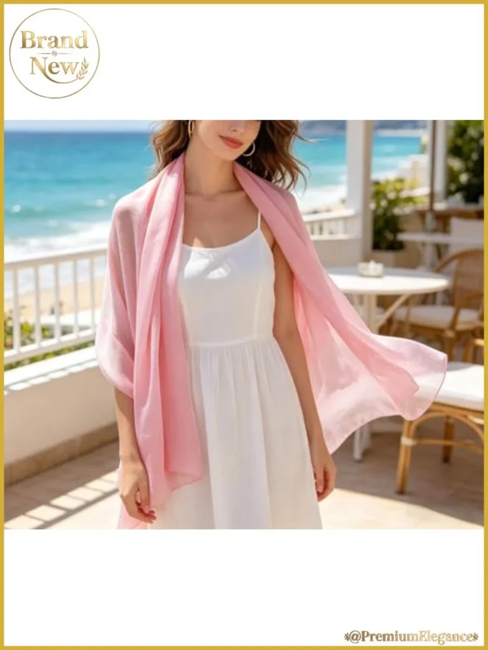 Womens Chiffon Long Scarf Lightweight Shawl Wrap Headscarf